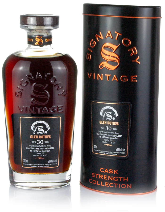 Glenrothes 30 Year Old 1995 Signatory Symington’s Choice