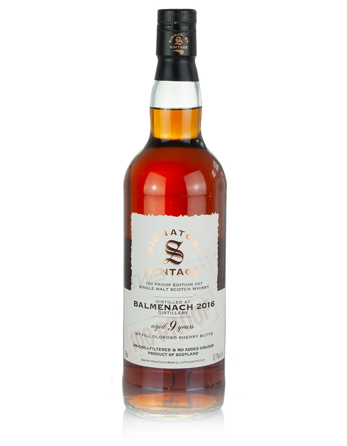 Balmenach 9 Year Old 2016 Signatory 100-Proof Edition #57