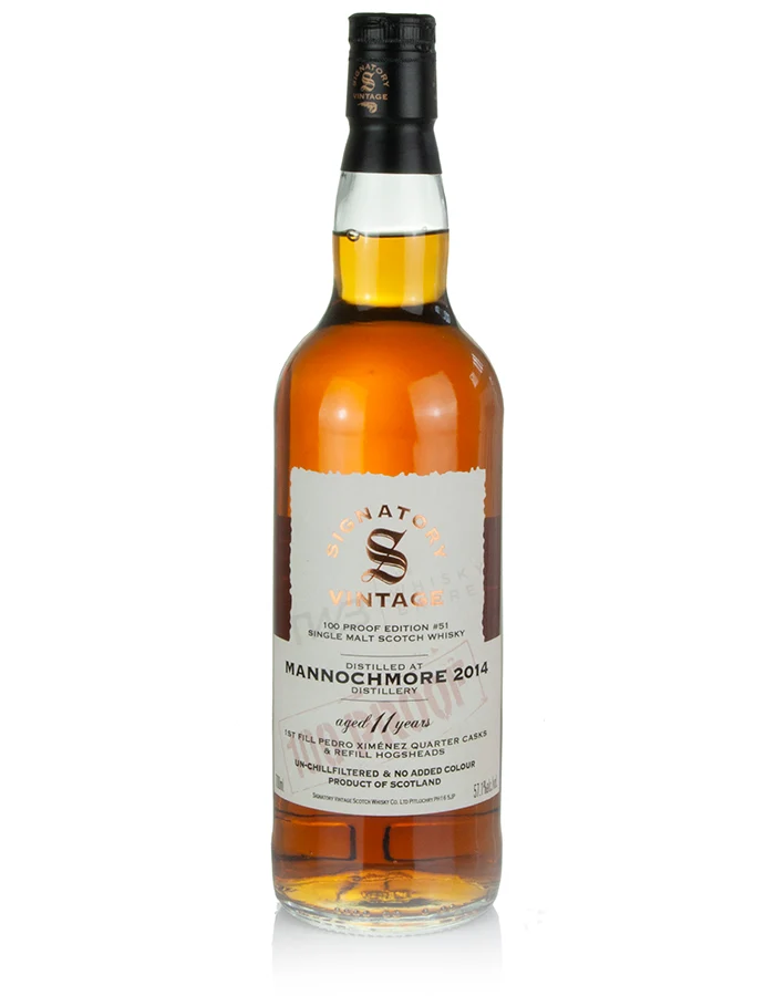 Mannochmore 11 Year Old 2014 Signatory 100-Proof Edition #51