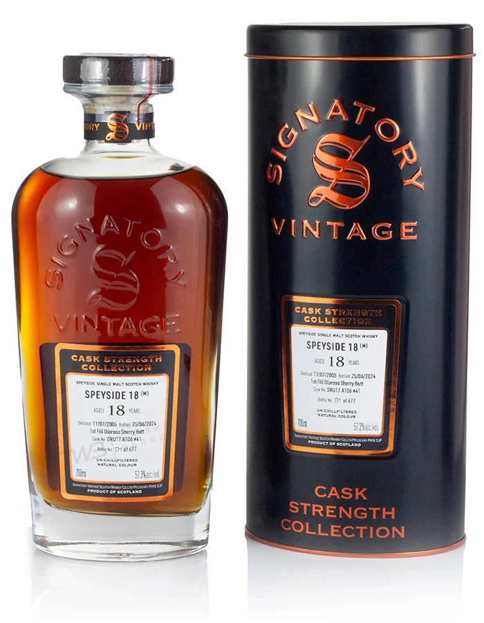 Mystery Malt (Speyside M) 18 Year Old 2005 Signatory Cask Strength #41