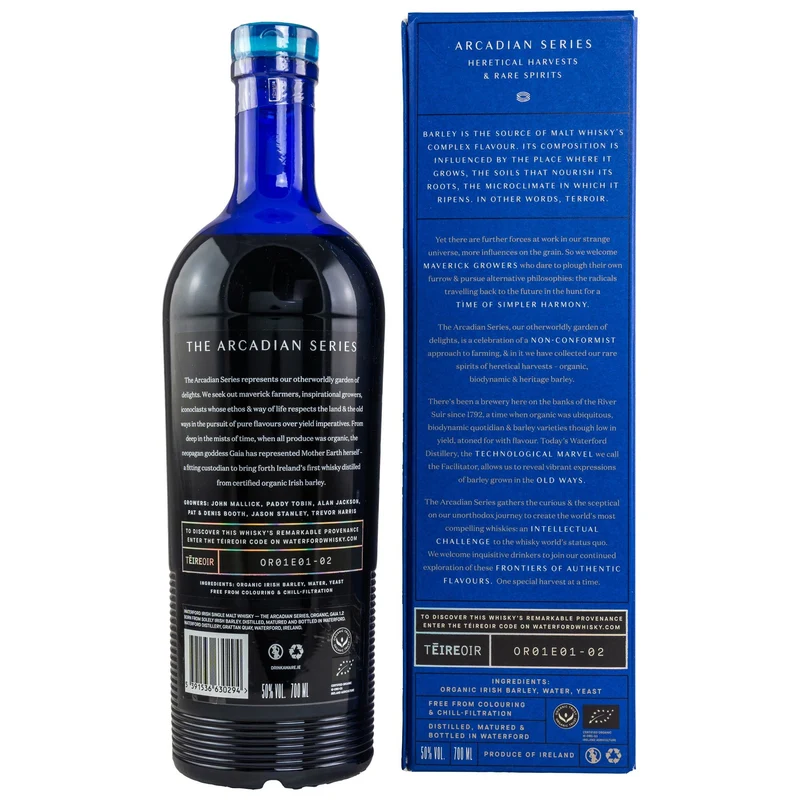 Waterford | Gaia 1.2 | The Arcadian Organic | Irish Whiskey | 50%