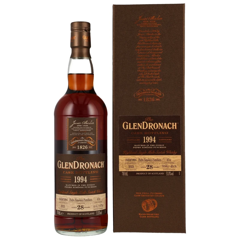 Glendronach | 28 Jahre | 1994/2023 | PX Sherry Puncheon #474 | 51,8%