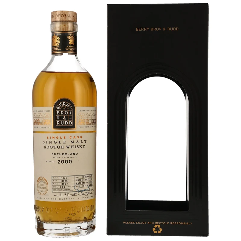 Sutherland (Clynelish) | Cask #1436 | 2000/2023 | Berry Bros & Rudd | 51,2%