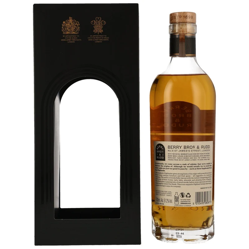 Sutherland (Clynelish) | Cask #1436 | 2000/2023 | Berry Bros & Rudd | 51,2%