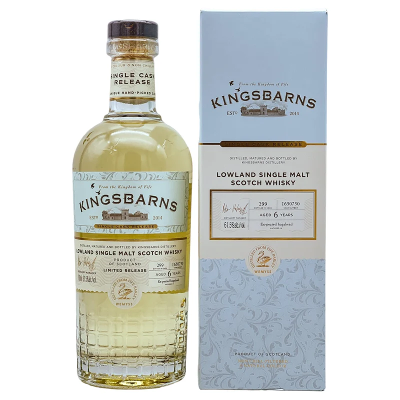 Kingsbarns | Ex Peated Single Cask | Cask Strength | 61,5%