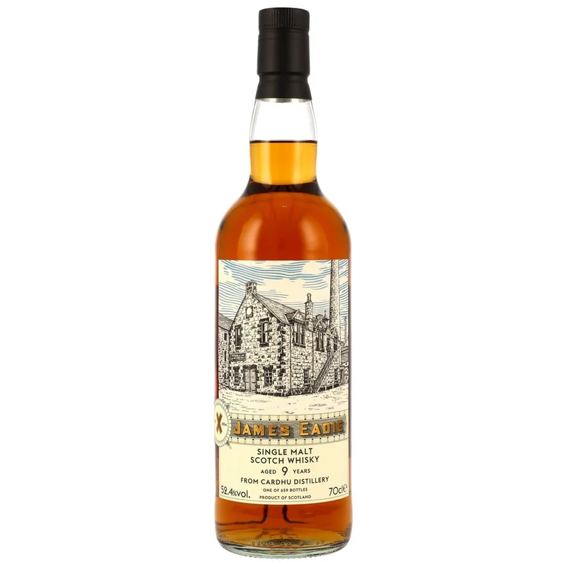Cardhu 9 Jahre 2016/2026 1st Fill Bourbon Hogsheads - James Eadie 52,4% 0,7l