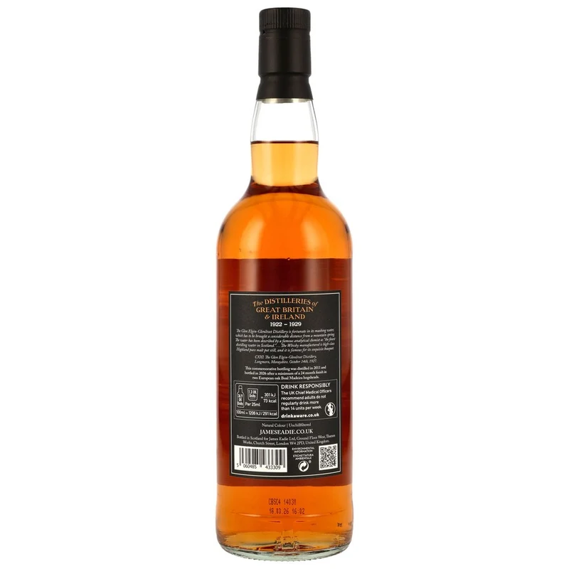 Glen Elgin 14 Jahre 2011/2026 Madeira Hogsheads Finish - James Eadie 52,7% 0,7l