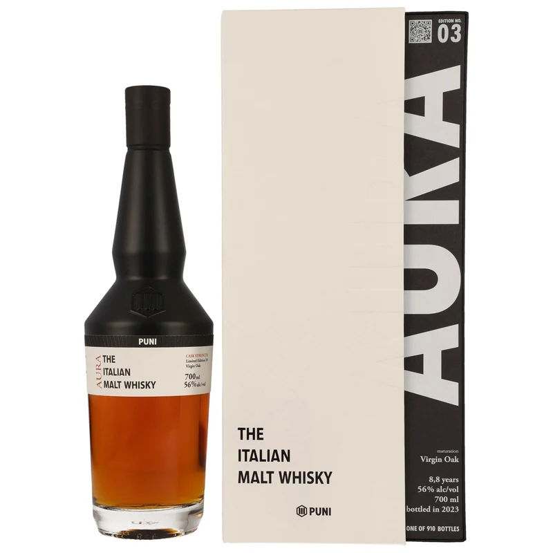 PUNI | AURA | Limited Edition 03 | Cask Strength | Italian Whisky | 56%