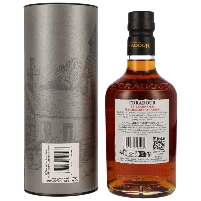 Edradour | Barbaresco Small Batch | 12 Jahre | 2011/2023 | 48,2%
