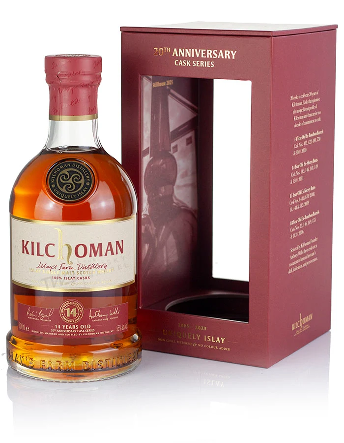 Kilchoman 14 Year Old 100% Islay Sherry Cask 20th Anniversary Cask Series