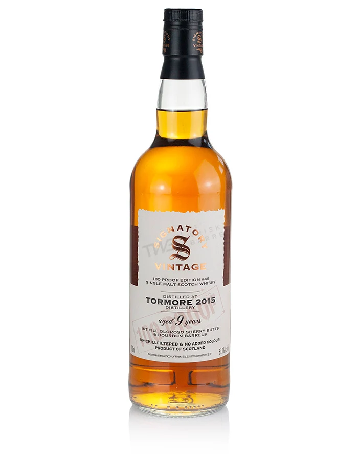 Tormore 9 Year Old 2015 Signatory 100-Proof Edition #45