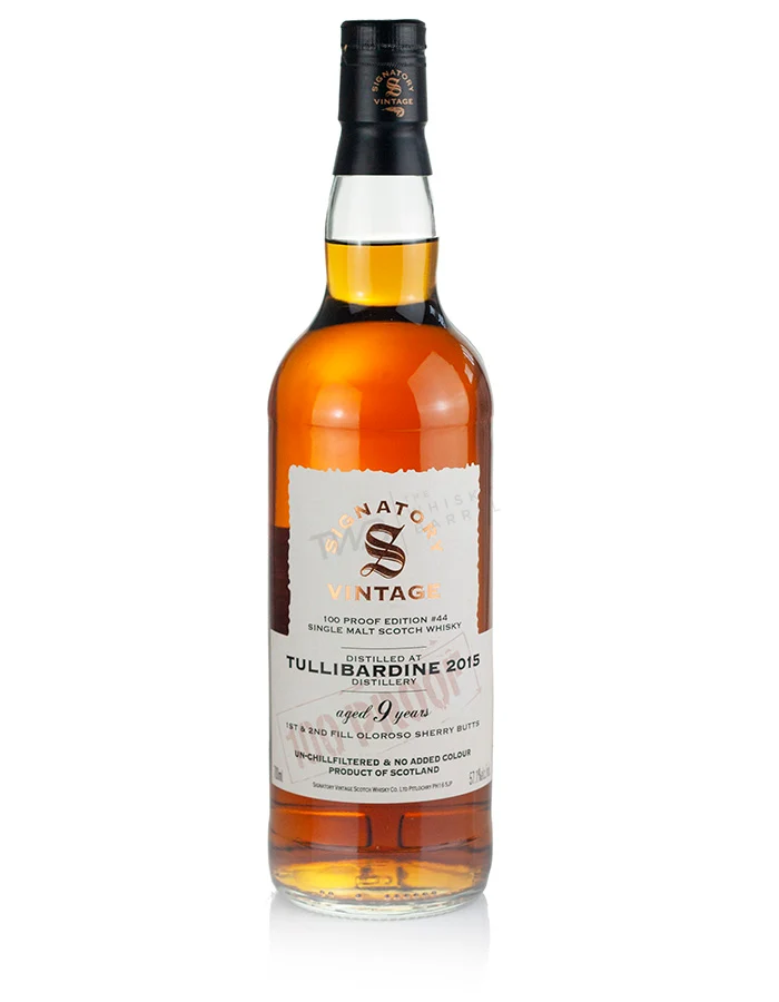 Tullibardine 9 Year Old 2015 Signatory 100-Proof Edition #44