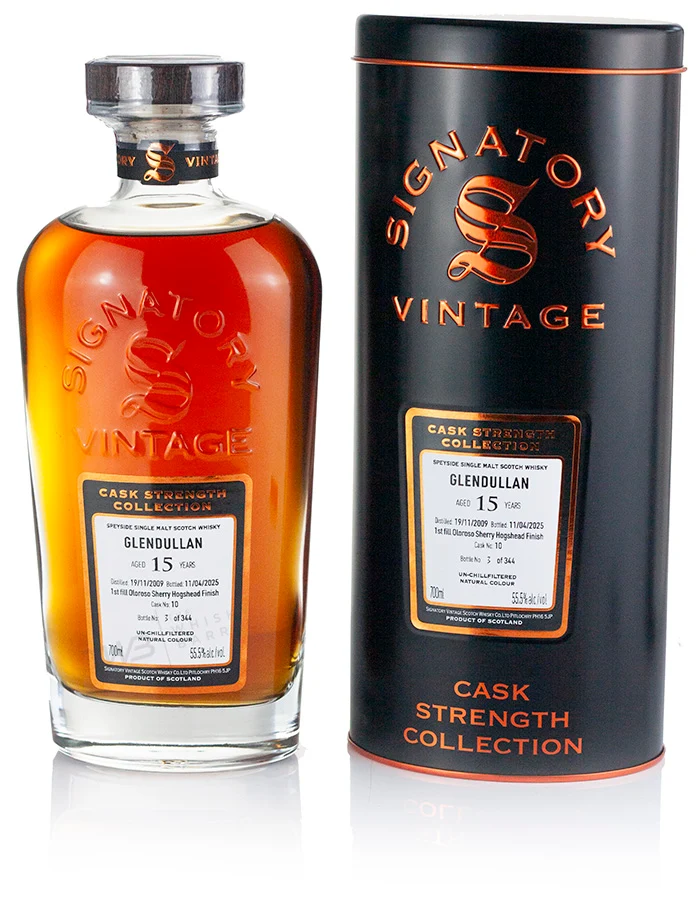 Glendullan 15 Year Old 2009 Signatory Cask Strength