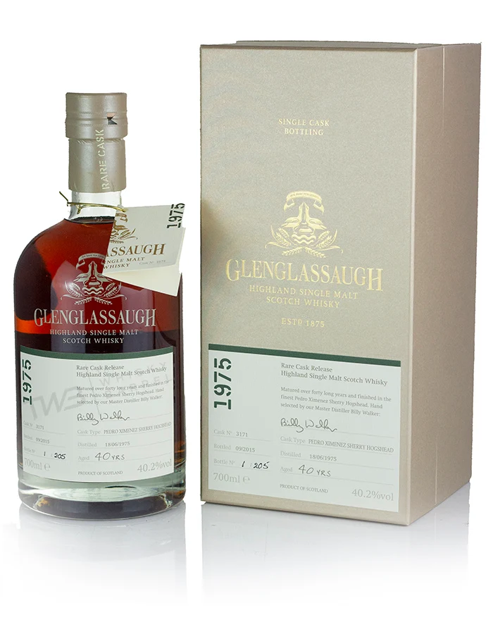Glenglassaugh 40 Year Old 1975 Rare Cask (2015) Bottle #1