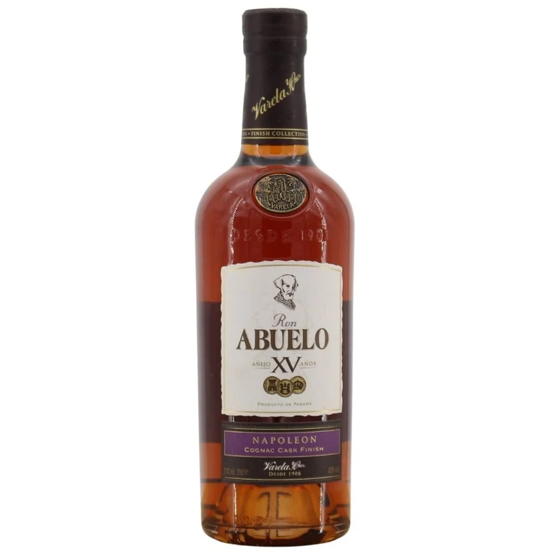 Ron Abuelo 15 Jahre Napoleon Cognac Finish 40% 0,2l
