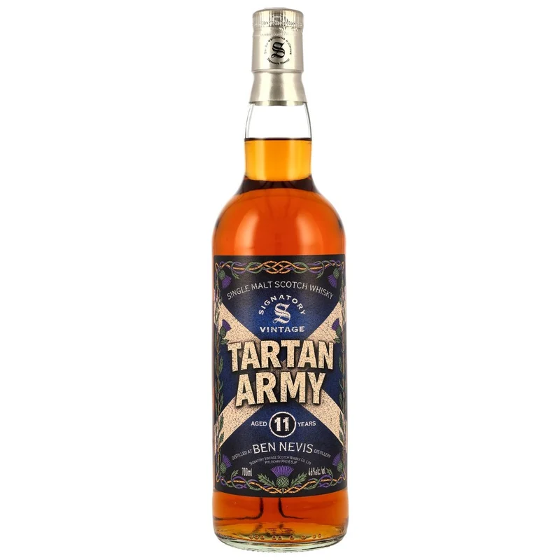 Ben Nevis 11 Jahre - Sherry Casks Tartan Army Signatory 46,0% 0,7l
