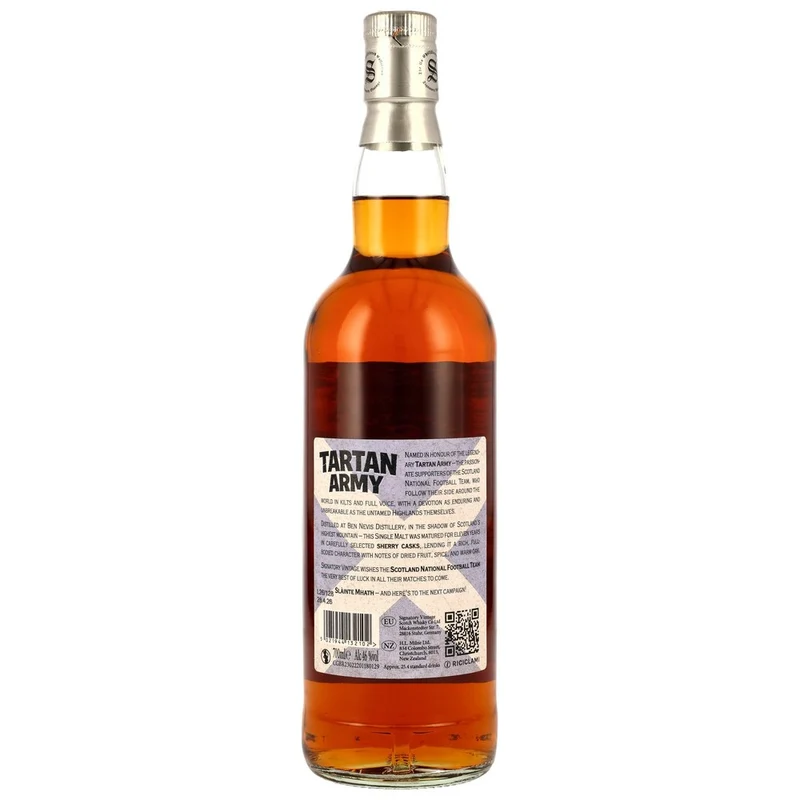 Ben Nevis 11 Jahre - Sherry Casks Tartan Army Signatory 46,0% 0,7l