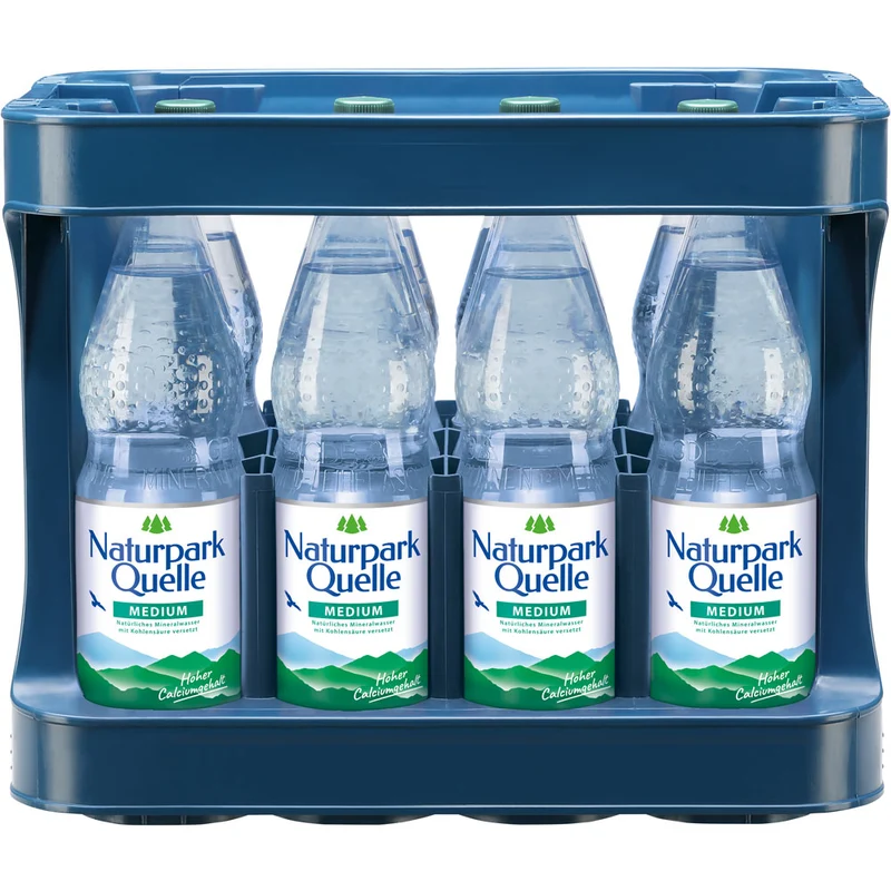 Naturpark Quelle Medium PET 12x 1 Liter (MEHRWEG)