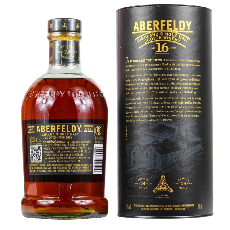 Aberfeldy 16 Jahre 40% 0,7l