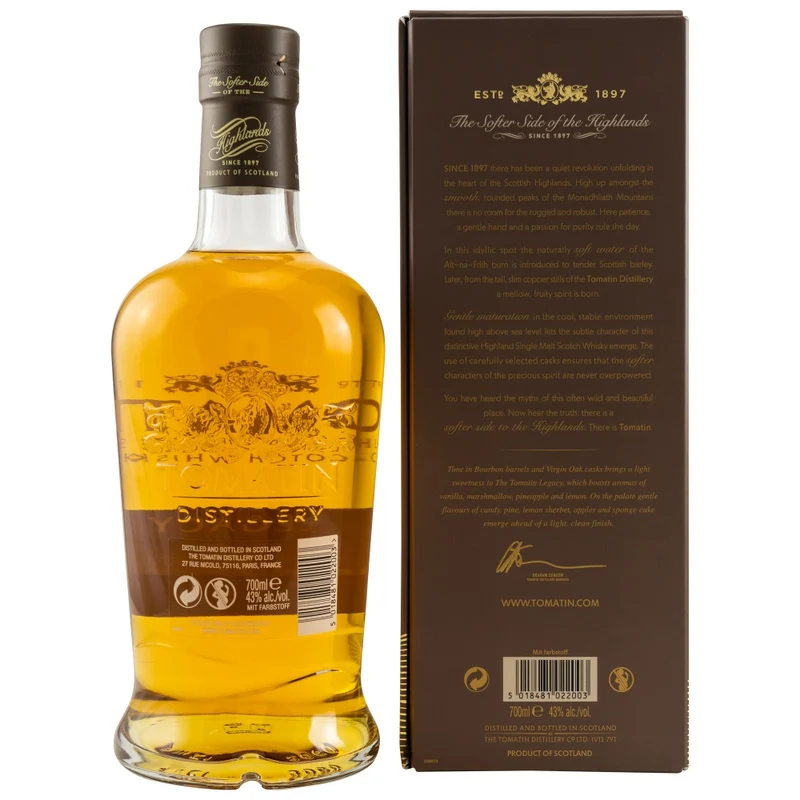 Tomatin Legacy 43% 0,7l