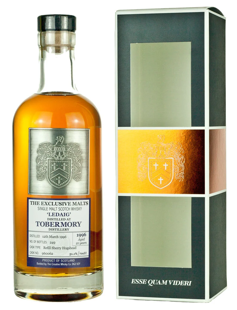 Ledaig (Tobermory) 21 Year Old 1996 Exclusive Malts