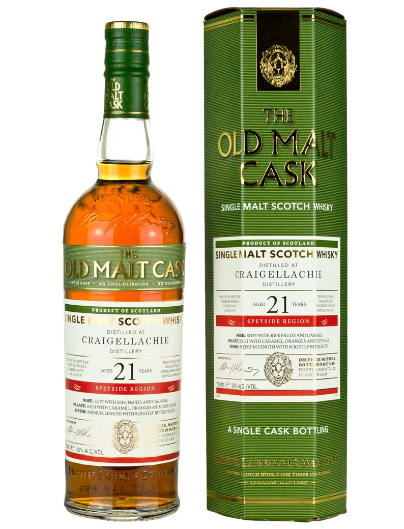 Craigellachie 21 Year Old 1995 Old Malt Cask