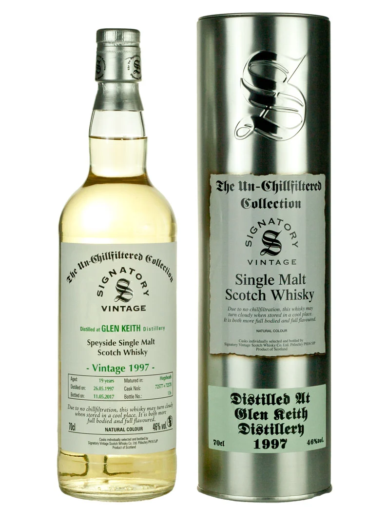 Glen Keith 19 Year Old 1997 Un-Chillfiltered