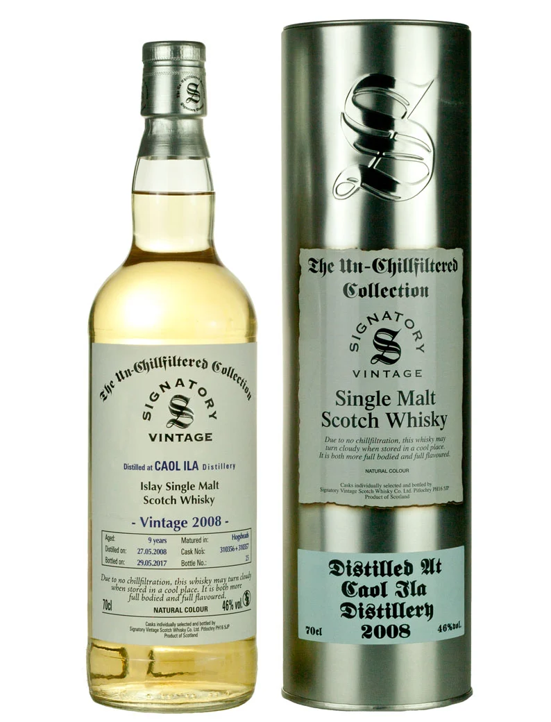 Caol Ila 9 Year Old 2008 Un-Chillfiltered