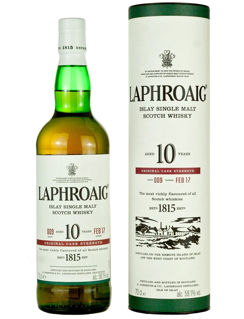 Laphroaig 10 Year Old Cask Strength Batch 9