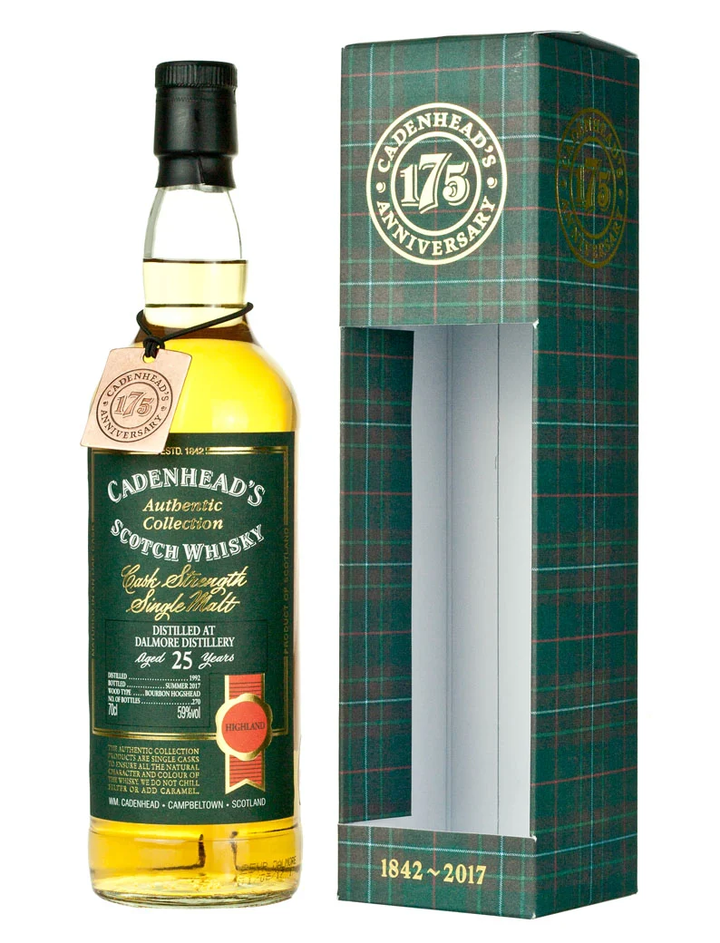 Dalmore 25 Year Old 1992 Cadenhead's 175th