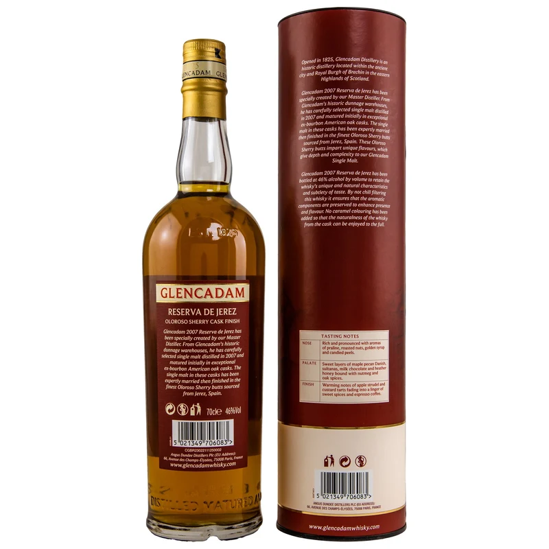 Glencadam | Reserva De Jerez Oloroso Cask | 15 Jahre | 2007 Limited Edition | 46%