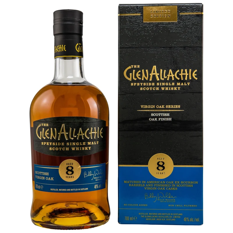 GlenAllachie | 8 Jahre | Scottish Oak | Virgin Oak Series | 48%
