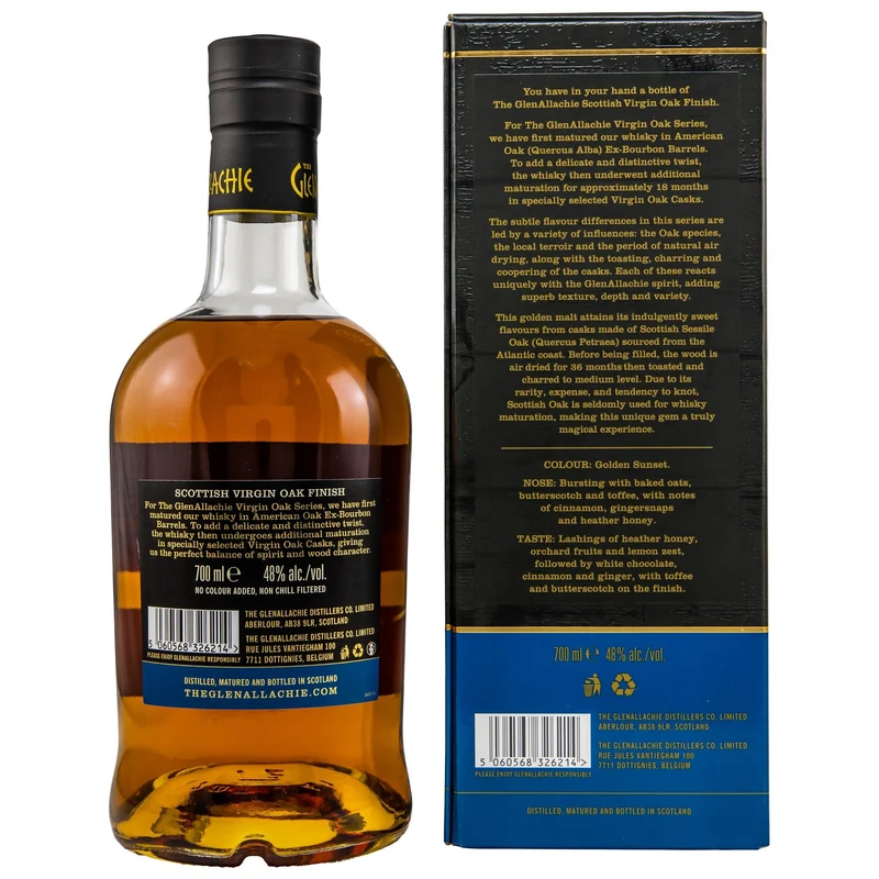 GlenAllachie | 8 Jahre | Scottish Oak | Virgin Oak Series | 48%