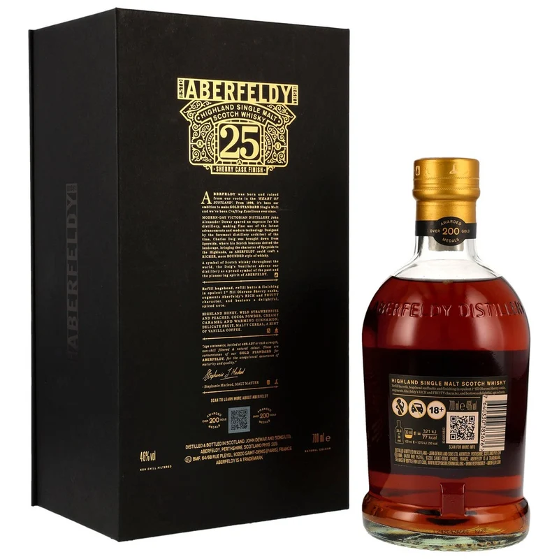 Aberfeldy 25 Jahre Oloroso Sherry Cask Finish 46,0% 0,7l