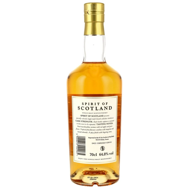 Allt-A-Bhainne 9 Jahre 2016/2026 - Refill Bourbon Barrel #1031758 G&M Spirit of Scotland 64,8% 0,7l
