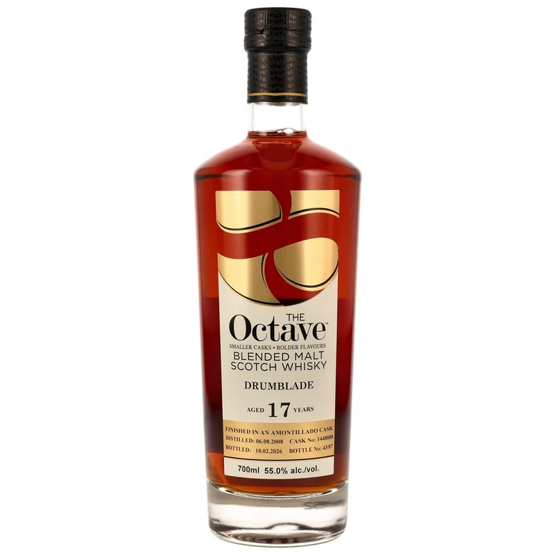 Drumblade 17 Jahre 2008/2026 - Amontillado Sherry Cask Finish #1448888 - Octave (Duncan Taylor) 55,0% 0,7l