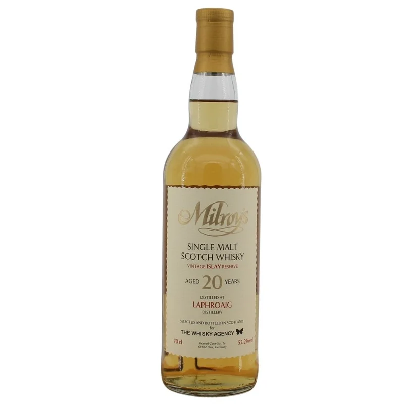 Laphroaig 20 Jahre 2005/2026 Joint Bottling Milroy´s & TWA 52,2% 0,7l