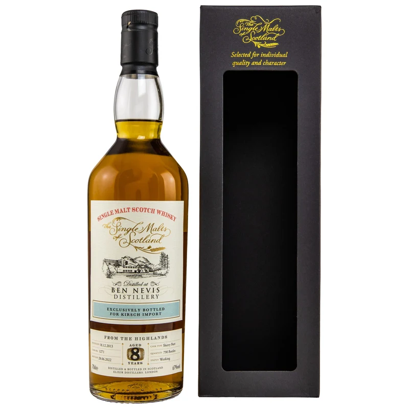Ben Nevis | The Single Malts of Scotland | 8 Jahre | 2013/2022 | Cask #1271 | 67%