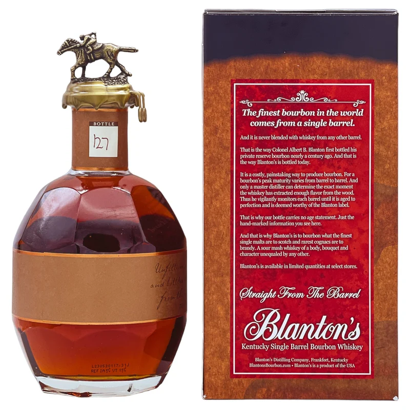 Blanton's | Straight from the Barrel | The Original Bourbon | 63.0%