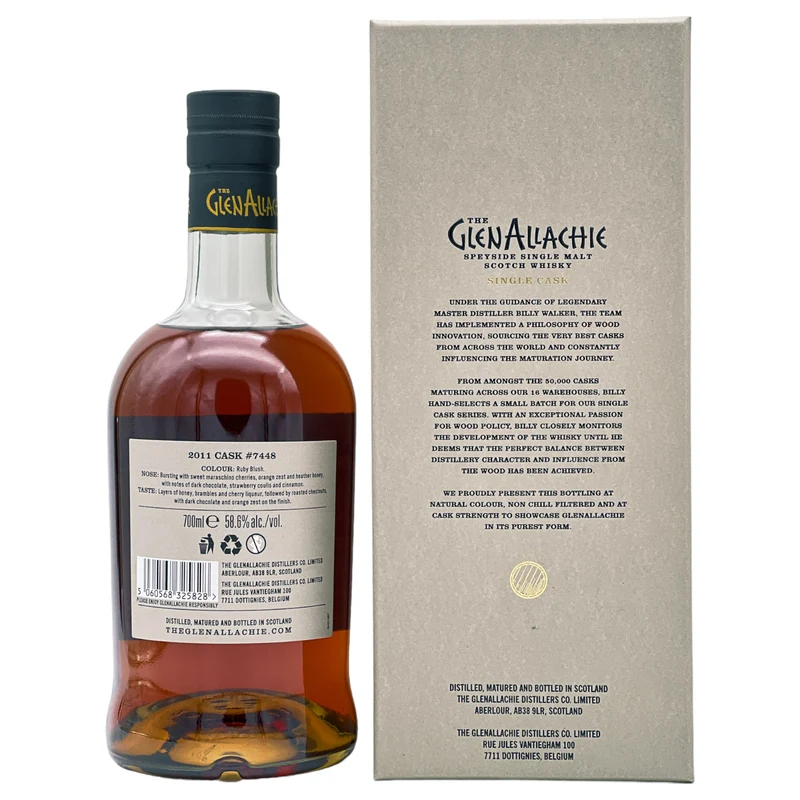 GlenAllachie | 11 Jahre | 2011/2022 | Ruby Port Pipe #7448 | 58,6%