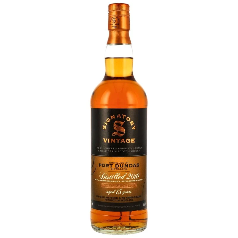 Port Dundas 15 Jahre 2010/2026 Signatory Vintage The Un-Chillfiltered Collection 46% 0,7l