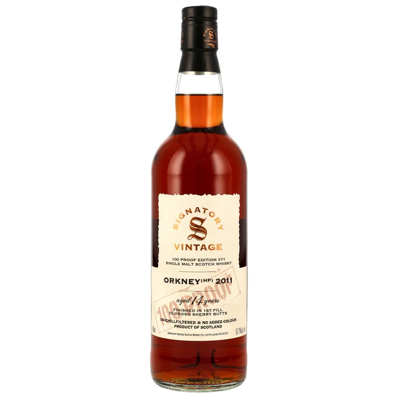 Orkney 14 Jahre 2011/2026 Signatory Vintage 100 Proof Edition #71 57,1% 0,7l