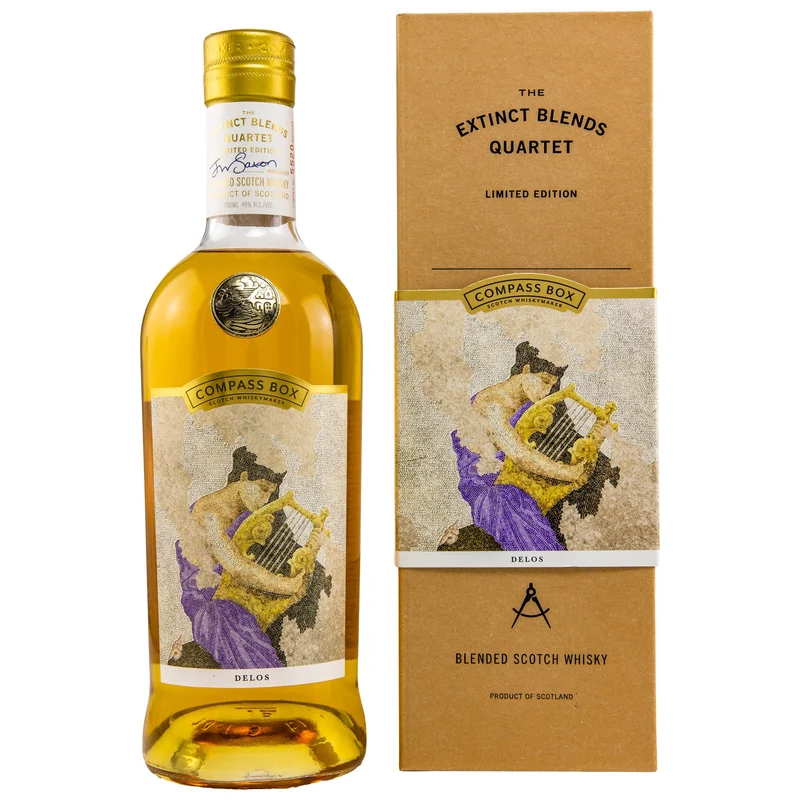 Compass Box | Delos | The Extinct Blends Quartet | Blended Scotch Whisky | 49%