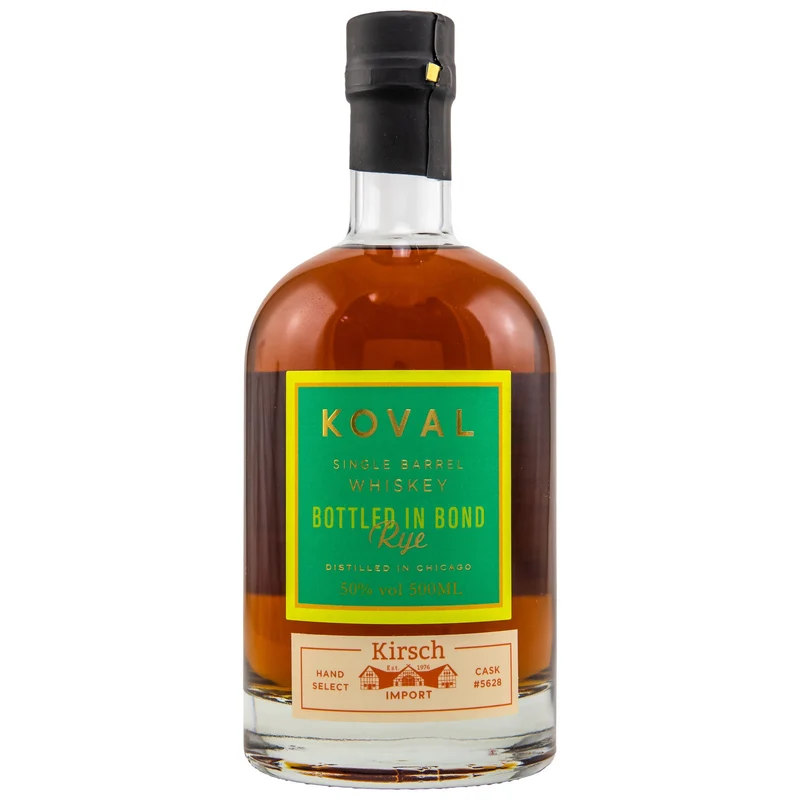 Koval | Single Barrel Rye Whiskey | Bottled in Bond | #5628 | 0,5l | 50%