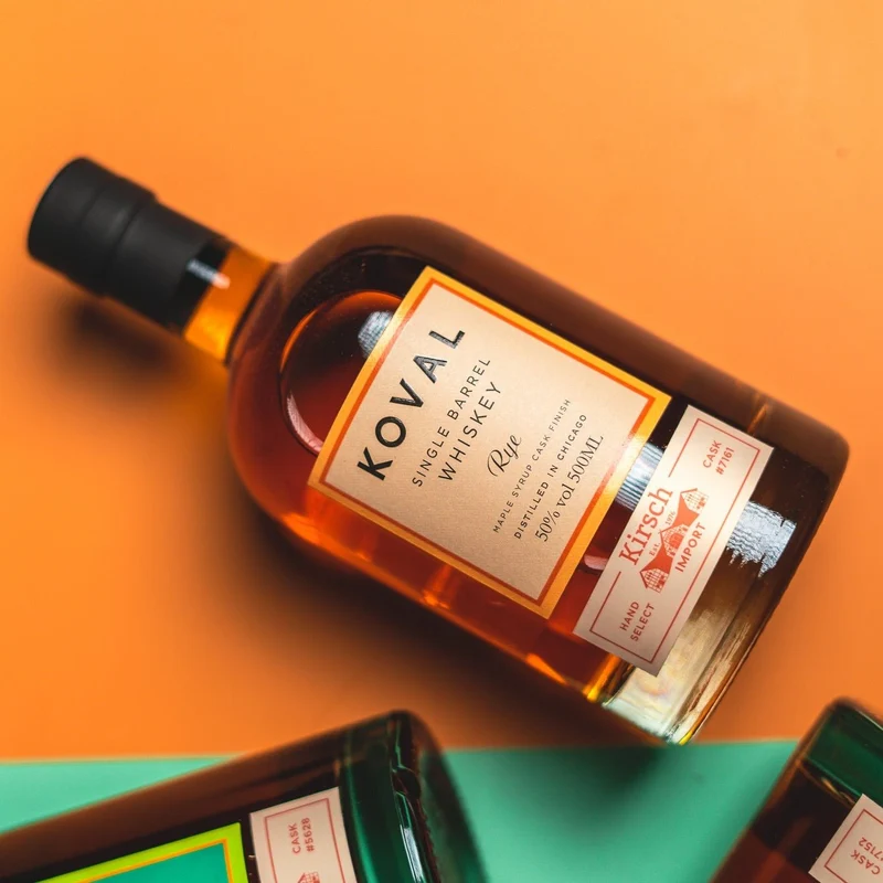 Koval | Single Barrel Rye Whiskey | Maple Syrup Finish | #7161 | 0,5l | 50%