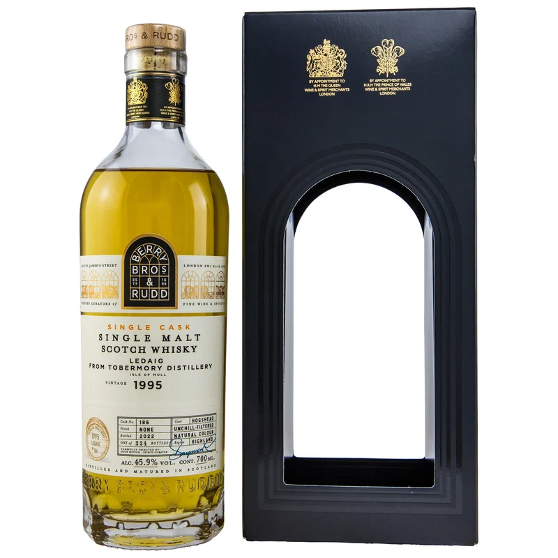 Ledaig | 1995/2022 | Cask #186 | Berry Bros. & Rudd | 45,9%