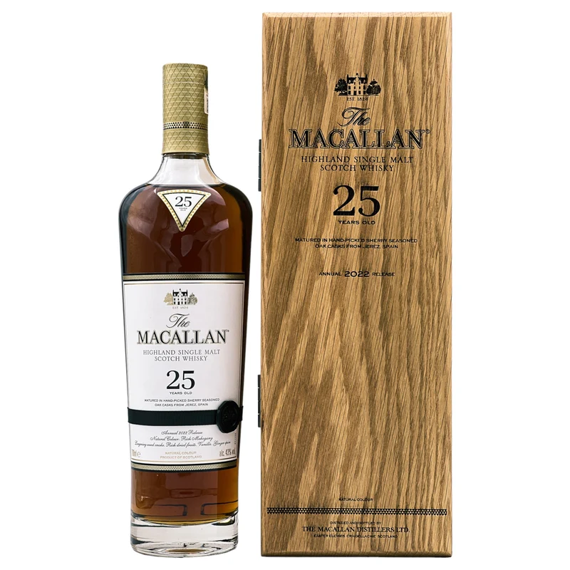 Macallan | 25 Jahre | Sherry Oak | 2022 Release | 43%