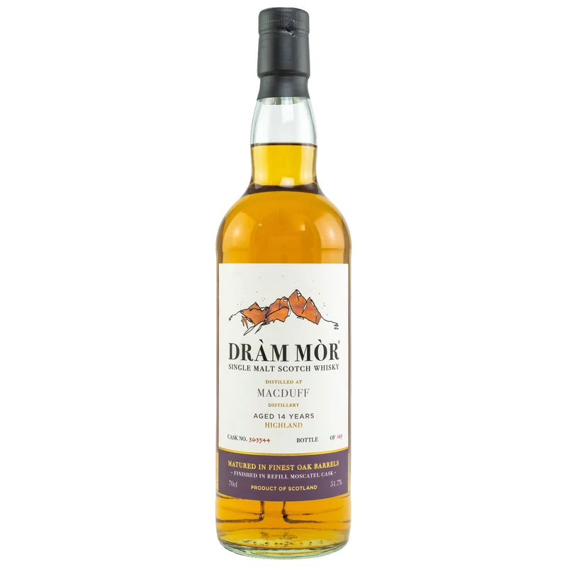 Macduff | 14 Jahre | Dram Mor | Moscatel Cask #363544 | 51,7%