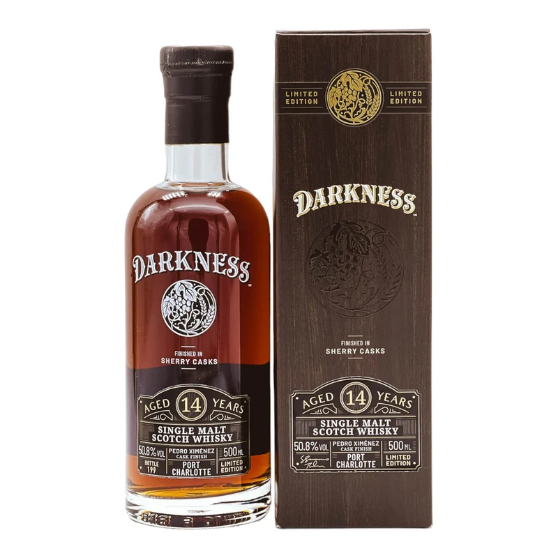 Port Charlotte | 14 Jahre | Darkness | PX Cask Finish | 0,5l | 50,8%