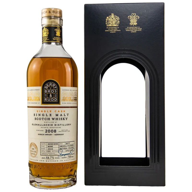 GlenAllachie | 2008/2022 | Sherry Butt #80901090 | Berry Bros. & Rudd | 64,7%
